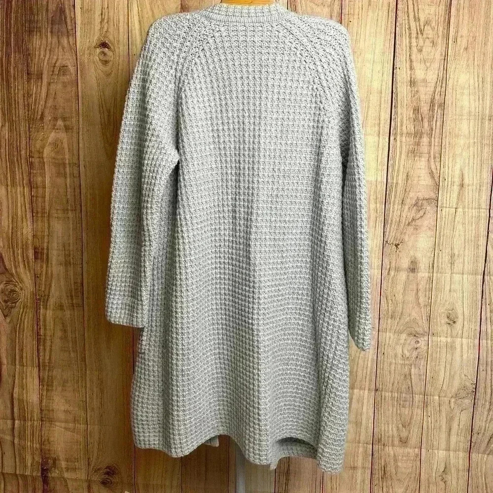 *Madewell Waffle Stitch Sweater Coat Cardigan Size S - Picture 5 of 9